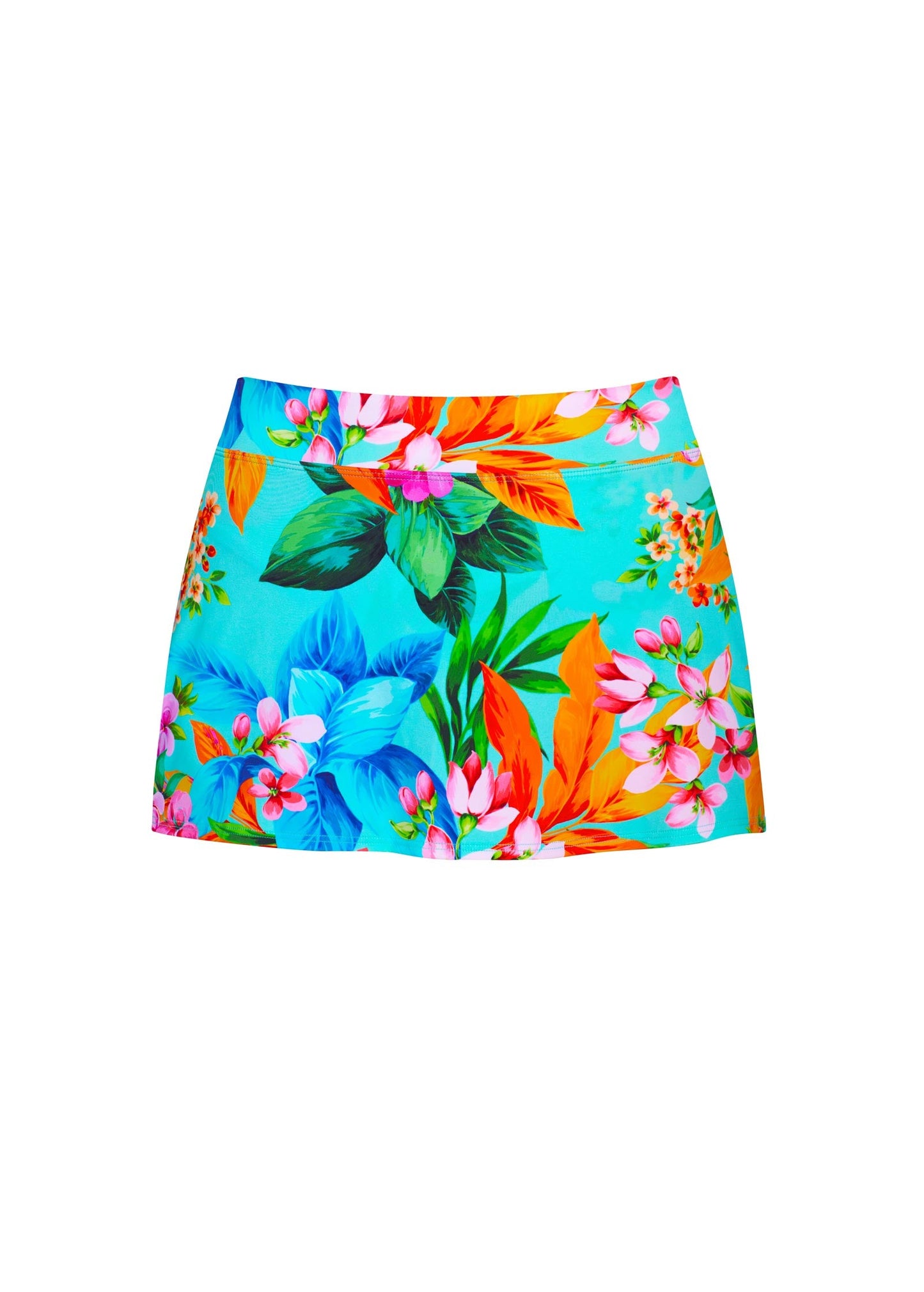 Aruba Swim Skirt Aqua Fiesta Floral | Venus Featured