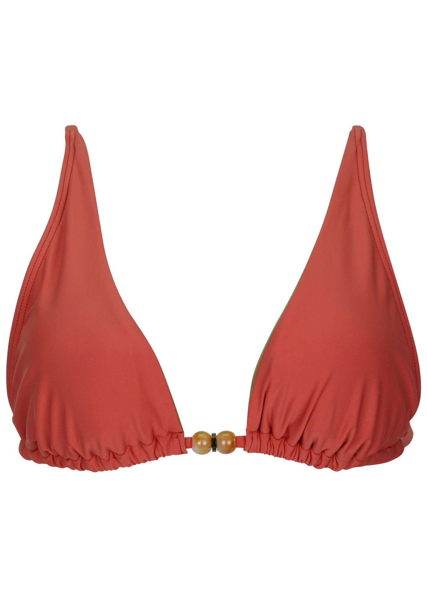 Beaded Triangle Bikini Top - Cranberry | Venus Popular Choice