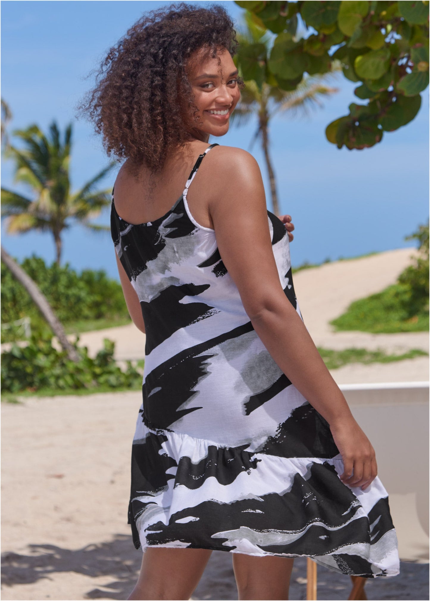 Asymmetrical Cover-Up Dress - Paint Party | Venus Featured