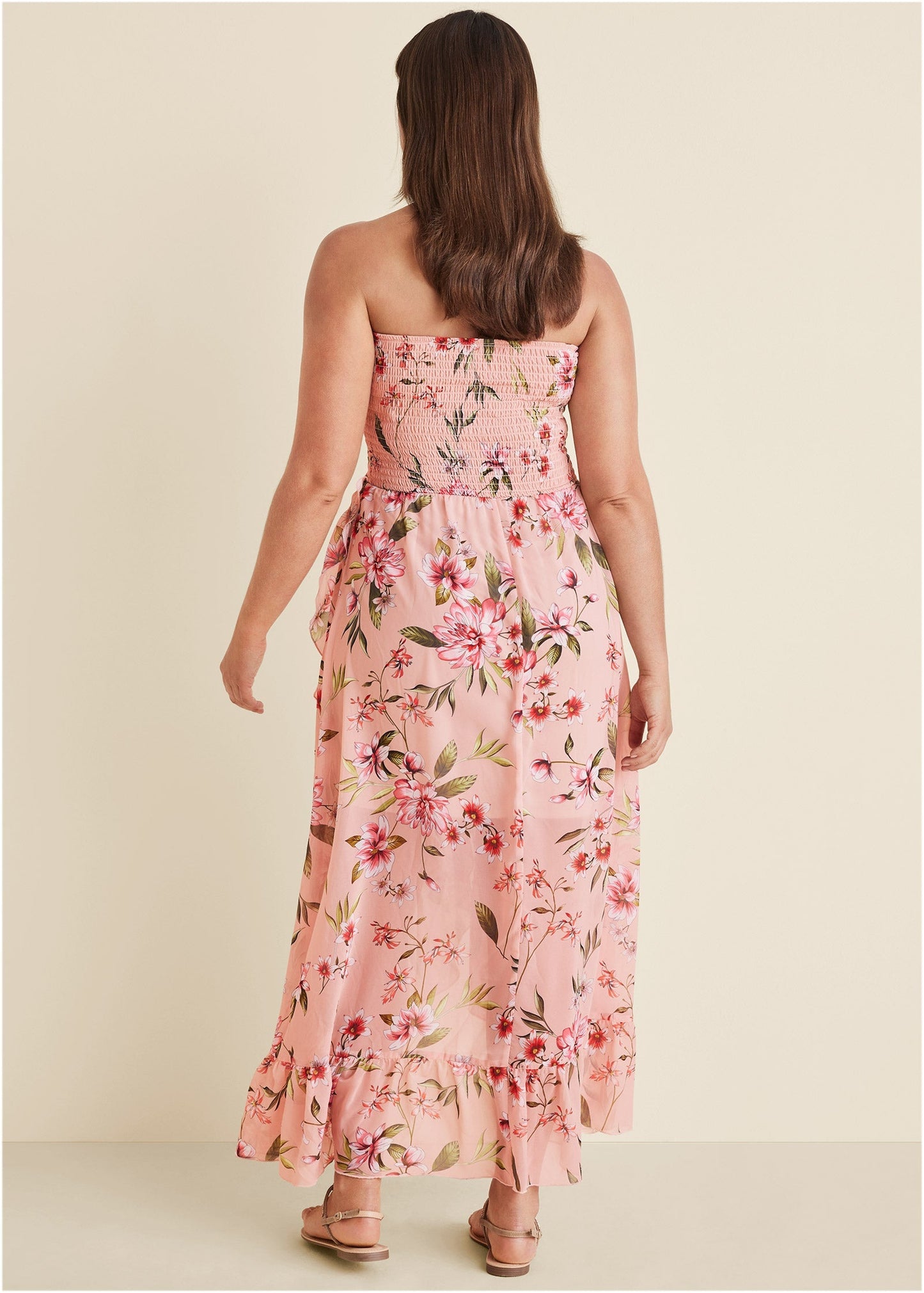 Strapless Ruffle Maxi Dress - Ethereal Floral | Fashion | Venus Sale