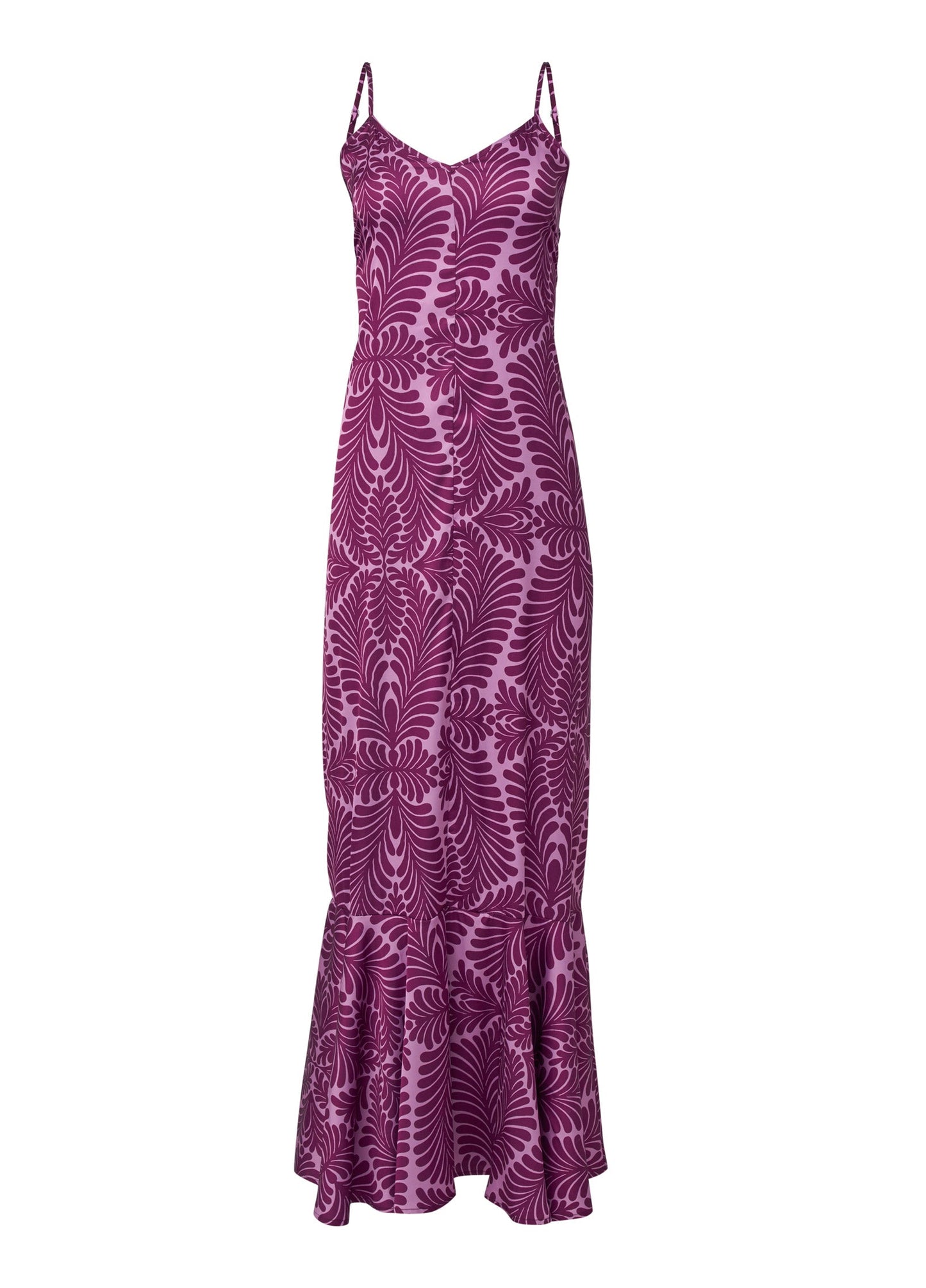 Tassel Tie-Back Maxi Dress - Purple Multi | Venus Special Offer