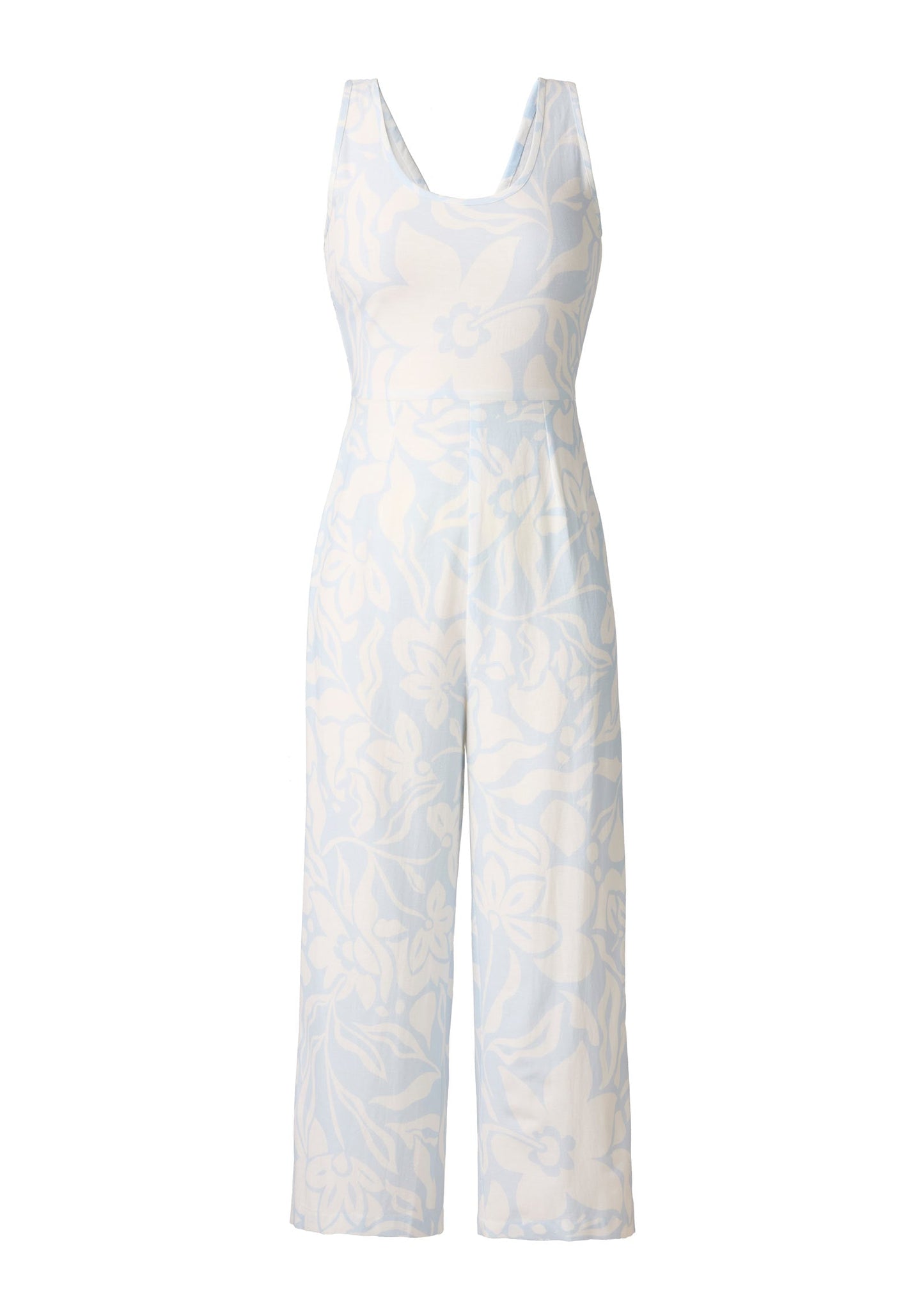 Linen Jumpsuit Etched Coastal Floral | Venus Sale