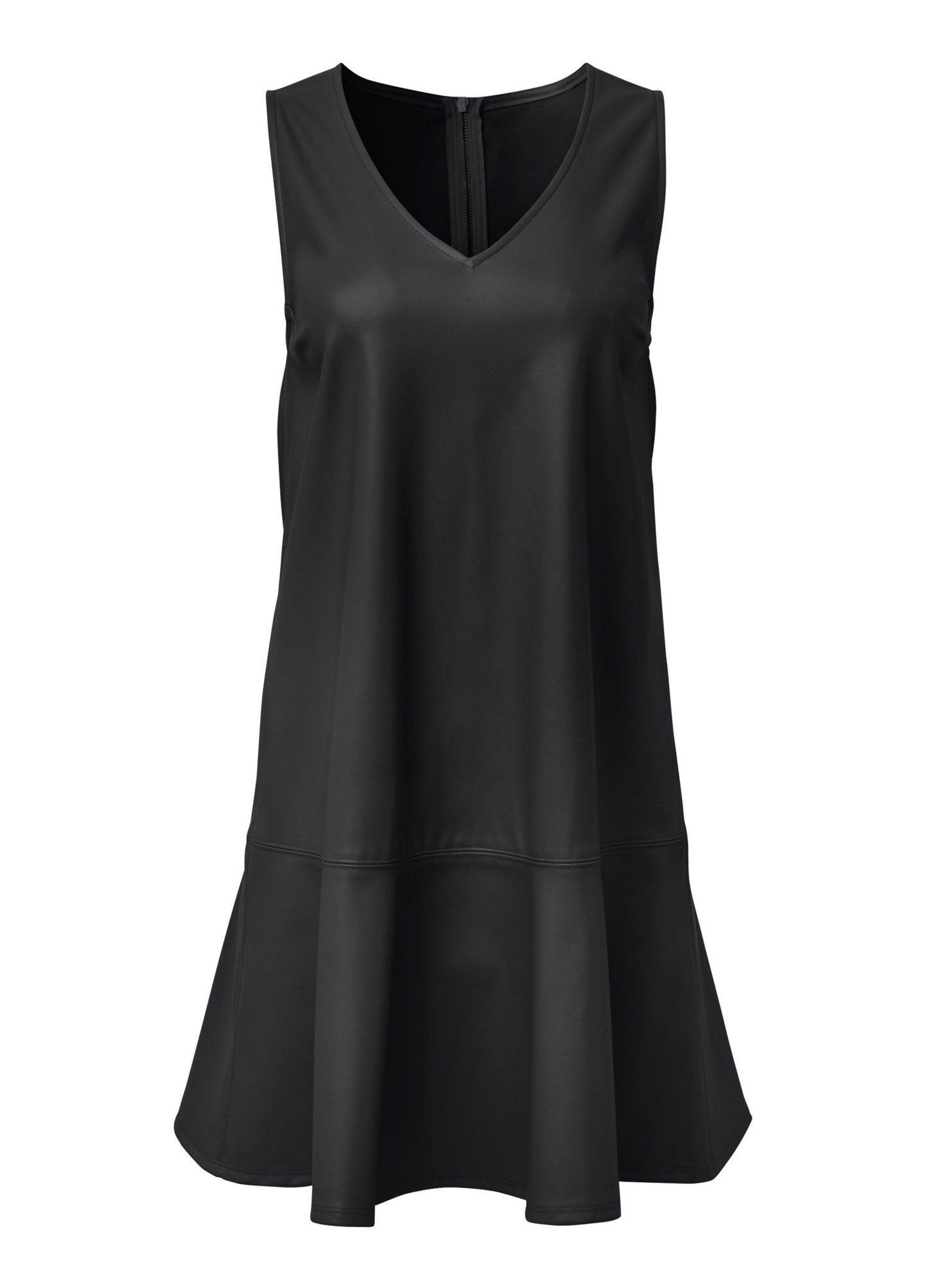 Faux Leather Mini Dress - Jet Black | Venus Customer Favorite