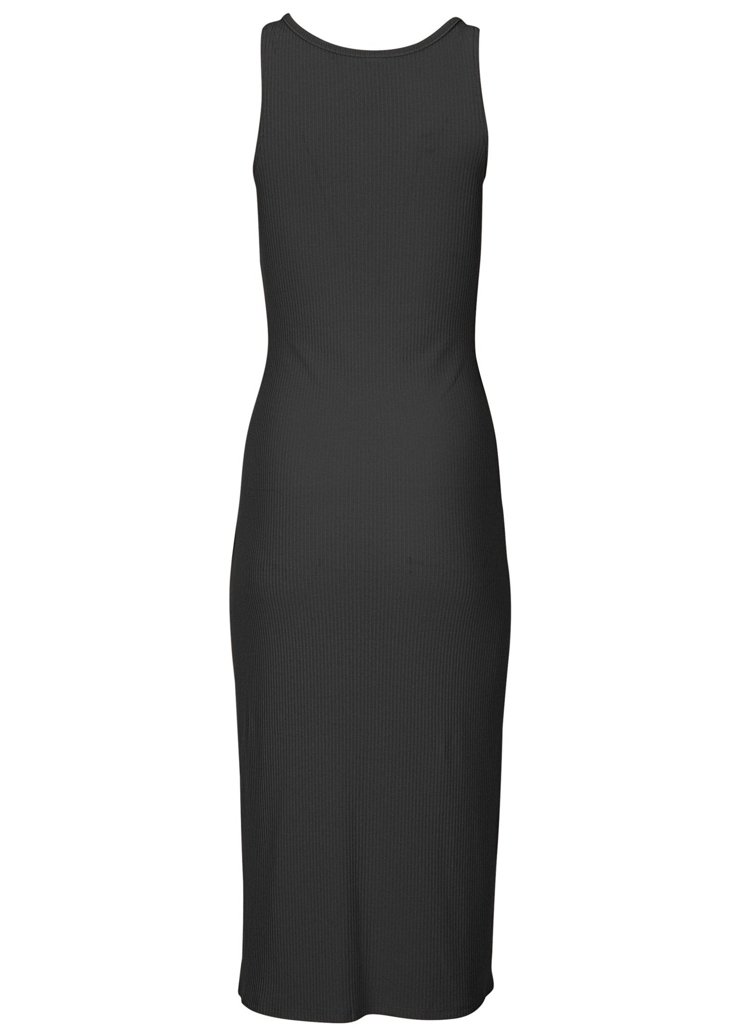 Henley Midi Dress - Jet Black | Venus Limited Edition