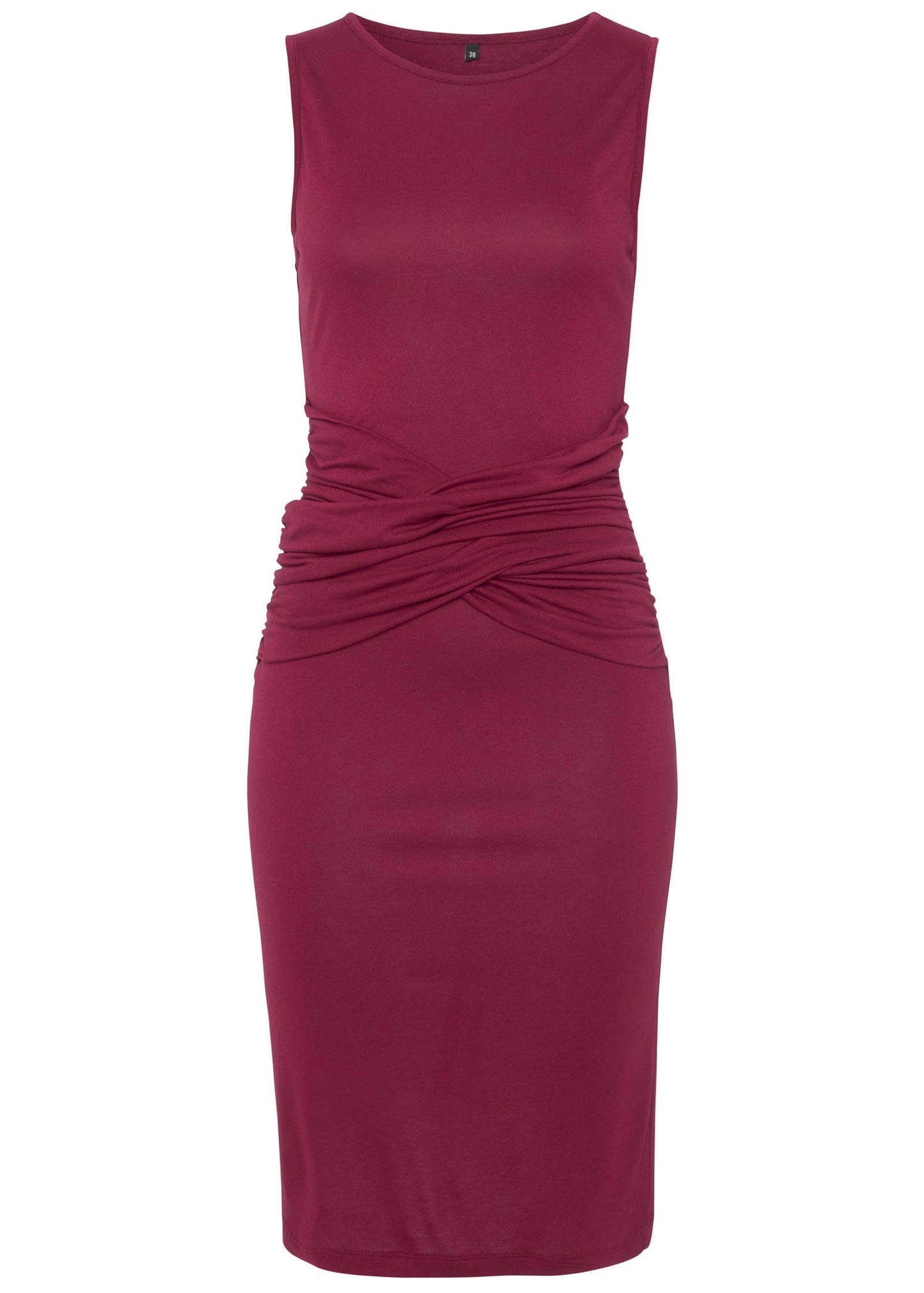 Wrap Front Dress - Burgundy | Venus Value