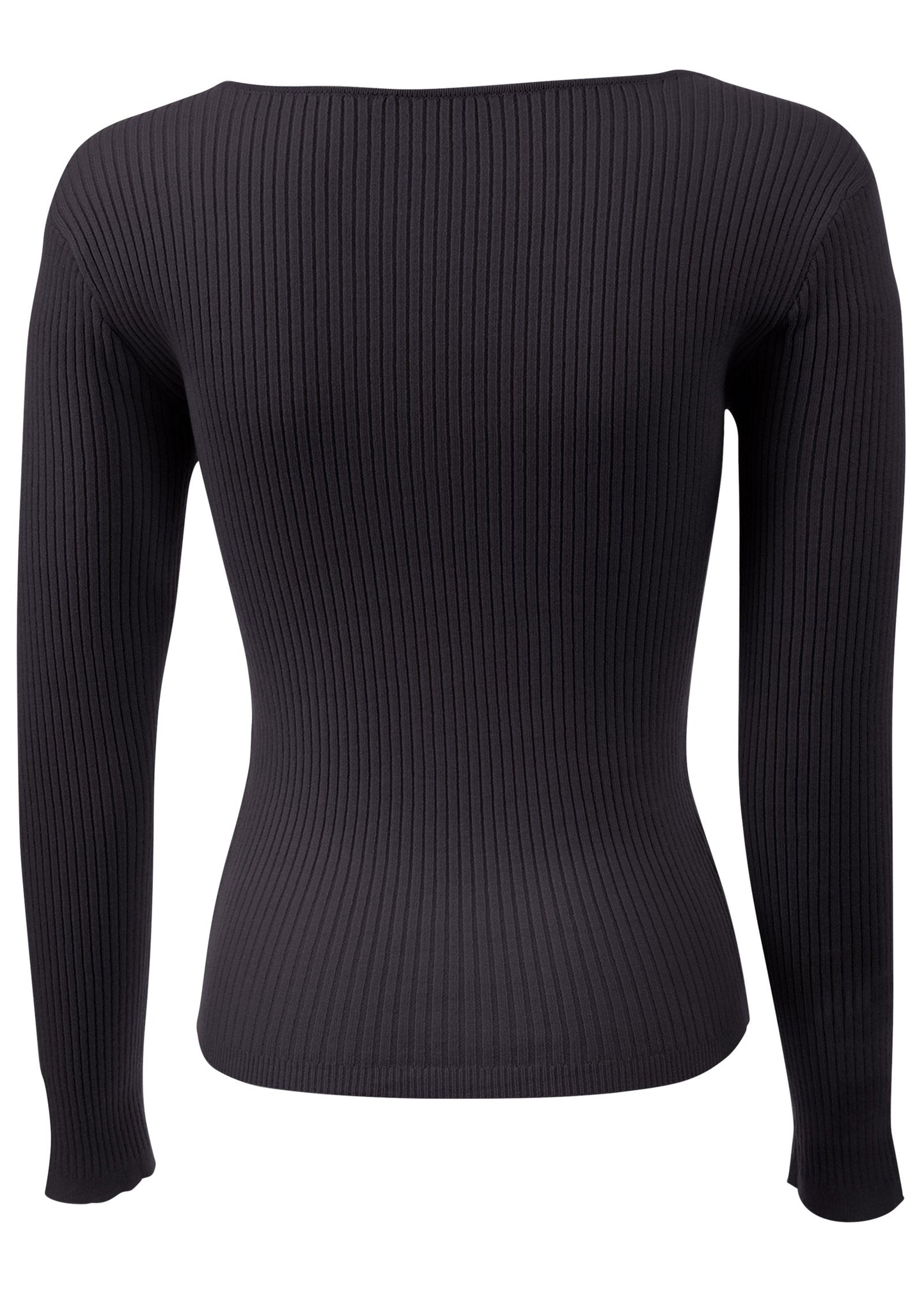 Long Sleeve Sweater - Jet Black | Venus Featured