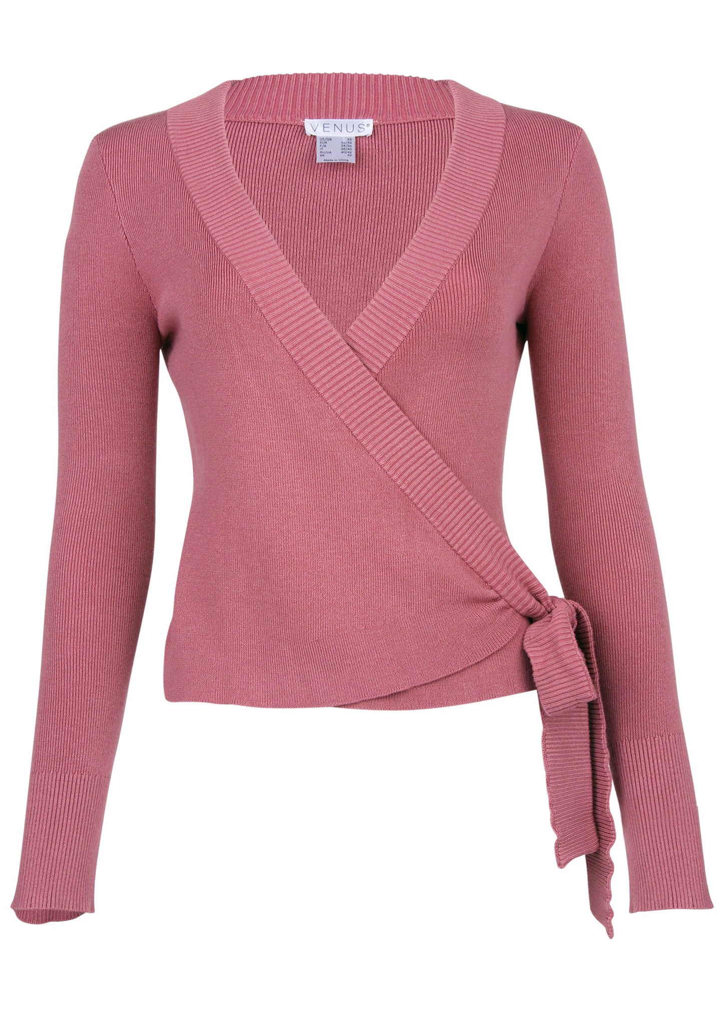 Wrap Sweater - Heather Rose | Venus Great Deal
