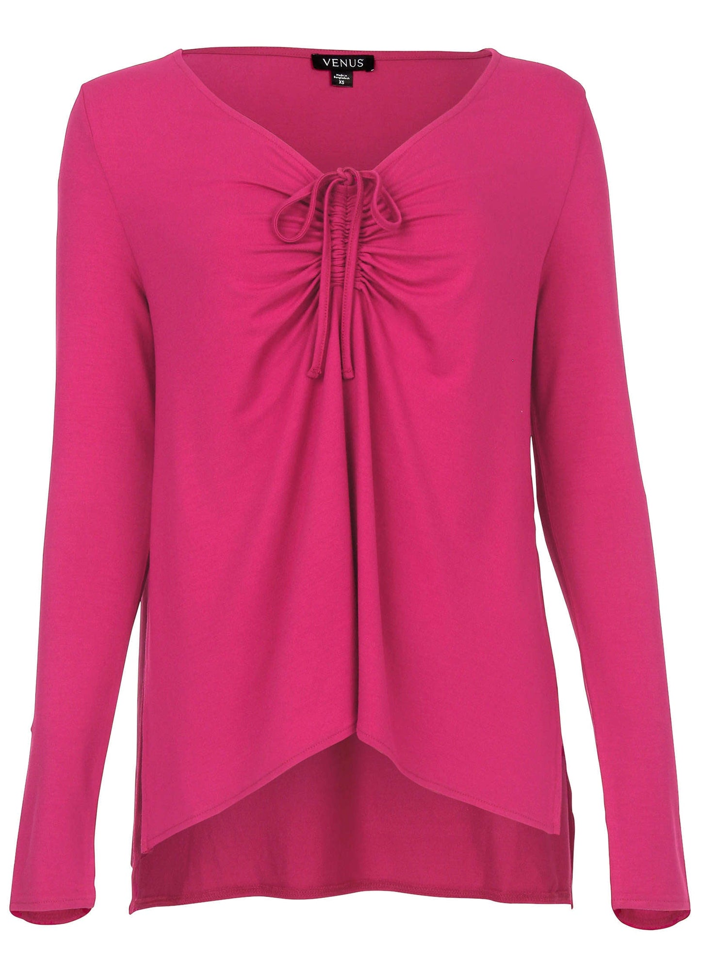 Ruched Tie Front Top - Vivacious | Venus Featured