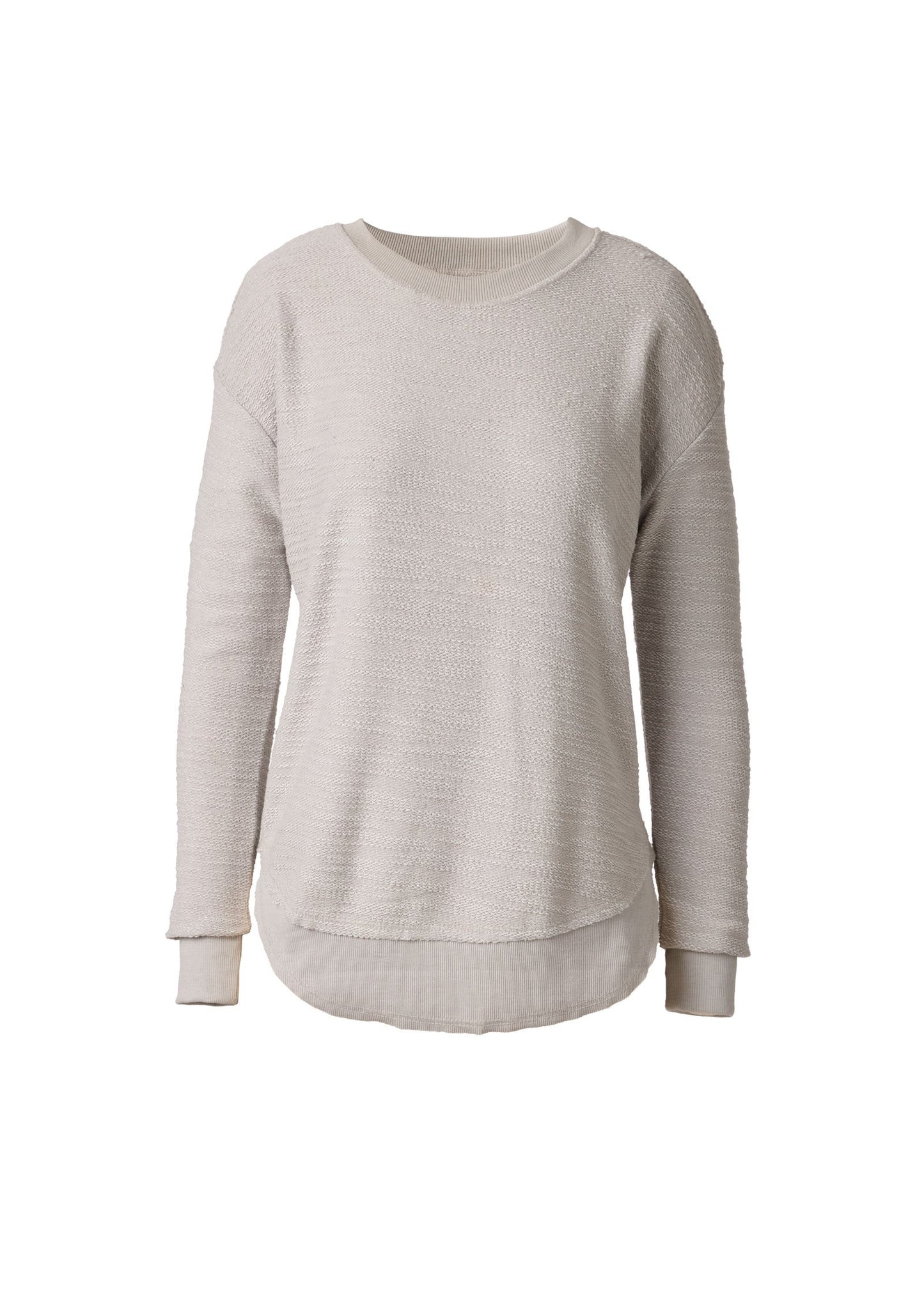 Baja Crew Neck Top Heather Gray | Venus Budget Friendly