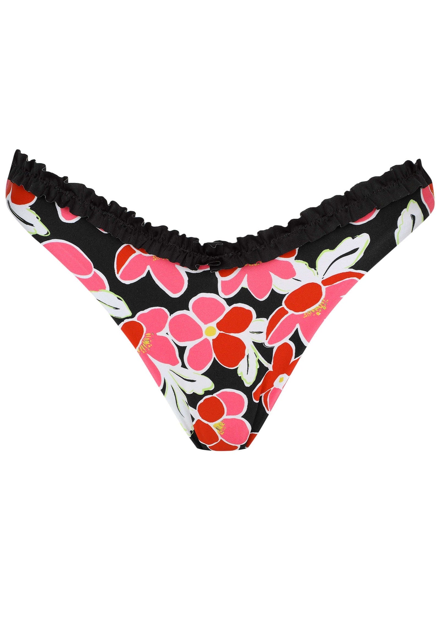 Ruffle Midi Bottom - Cartoon Poppy | Venus Customer Favorite