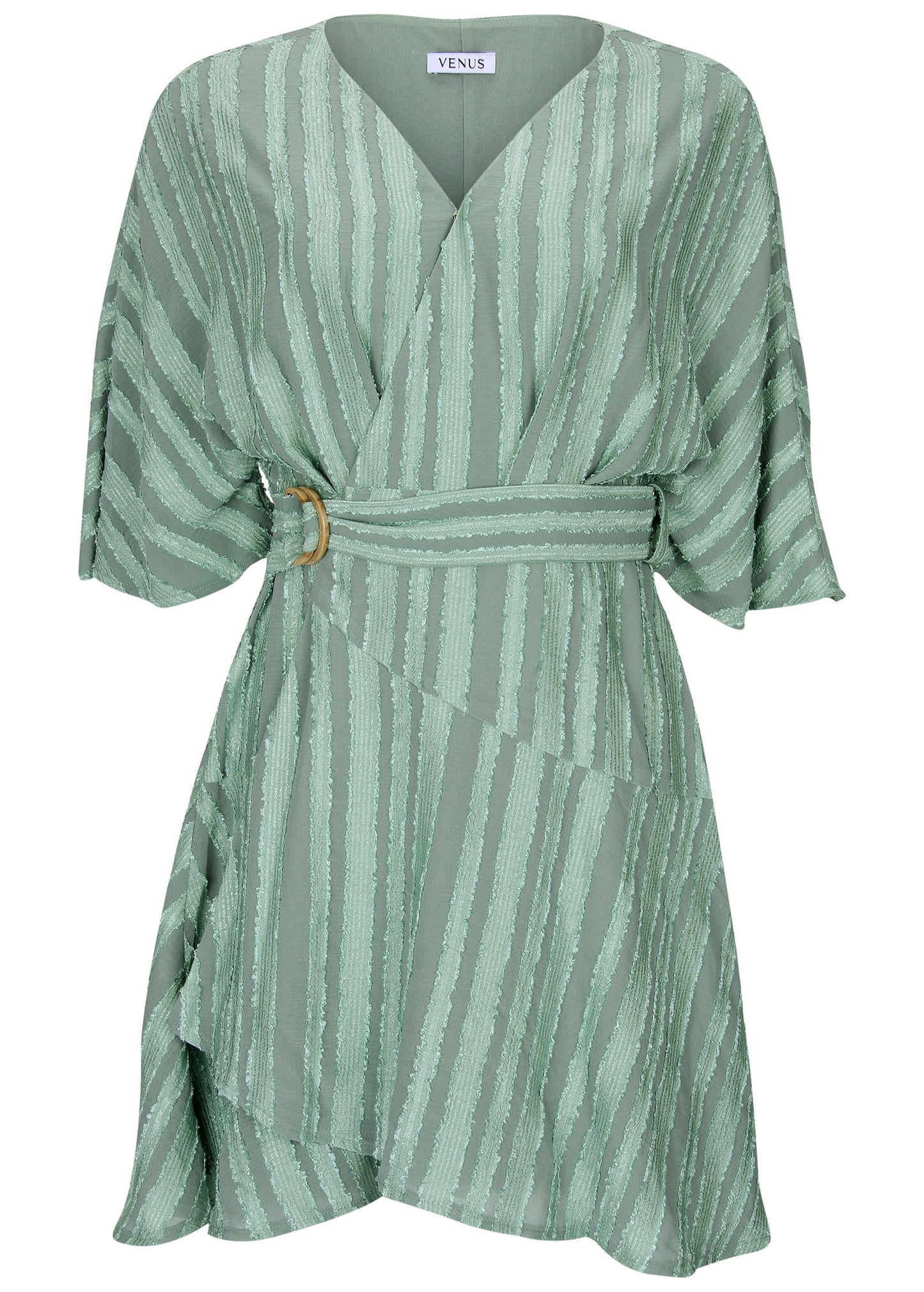Dolman Sleeve Mini Dress - Iceberg Green | Venus Limited Edition