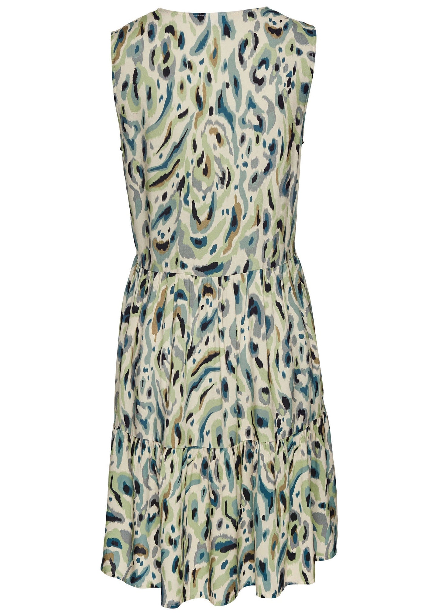 Sleeveless Printed Mini - Sand Multi | Venus Budget Friendly