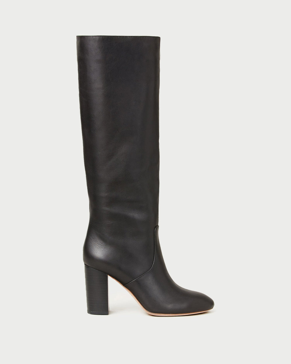 Loeffler Randall Women / Goldy Black Leather Tall Boot