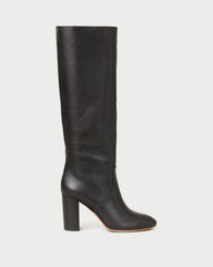 Loeffler Randall Women / Goldy Black Leather Tall Boot