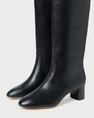 Loeffler Randall Women / Gia Black Leather Tall Boot