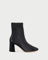 Loeffler Randall Women / Elise Black Leather Stretch Bootie