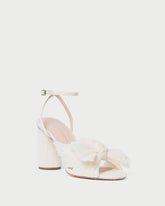 Loeffler Randall Women / Camellia Pearl Pleated Bow Heel