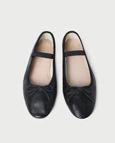 Loeffler Randall Women / Leonie Black Leather Ballet Flat