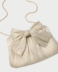 Loeffler Randall Women / Rayne Platinum Bow Clutch