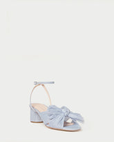 Loeffler Randall Women / Dahlia Blue Pleated Bow Heel