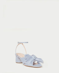 Loeffler Randall Women / Dahlia Blue Pleated Bow Heel