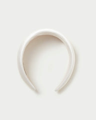 Loeffler Randall Women / Bellamy Cream Satin Headband