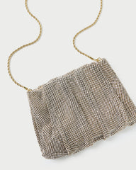 Loeffler Randall Women / Ember Gold Diamante Gathered Clutch