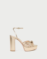 Loeffler Randall Women / Rivka Champagne Knot Platform Sandal