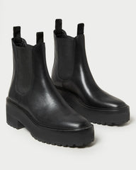 Loeffler Randall Women / Reggie Black Leather Chelsea Boot