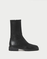 Loeffler Randall Women / Danny Black Leather Lug Boot