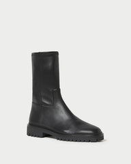 Loeffler Randall Women / Danny Black Leather Lug Boot