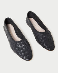 Loeffler Randall Women / Landry Black Woven Ballet Flat