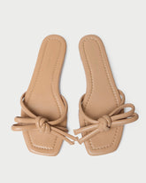 Loeffler Randall Women / Hadley Dune Leather Bow Sandal