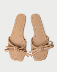 Loeffler Randall Women / Hadley Dune Leather Bow Sandal