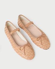 Loeffler Randall Women / Leonie Honey Woven Ballet Flat