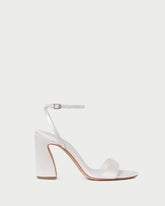 Loeffler Randall Women / Malia Cream Curved-Heel Sandal