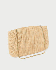 Loeffler Randall Women / Brit Natural Flat Pleated Clutch