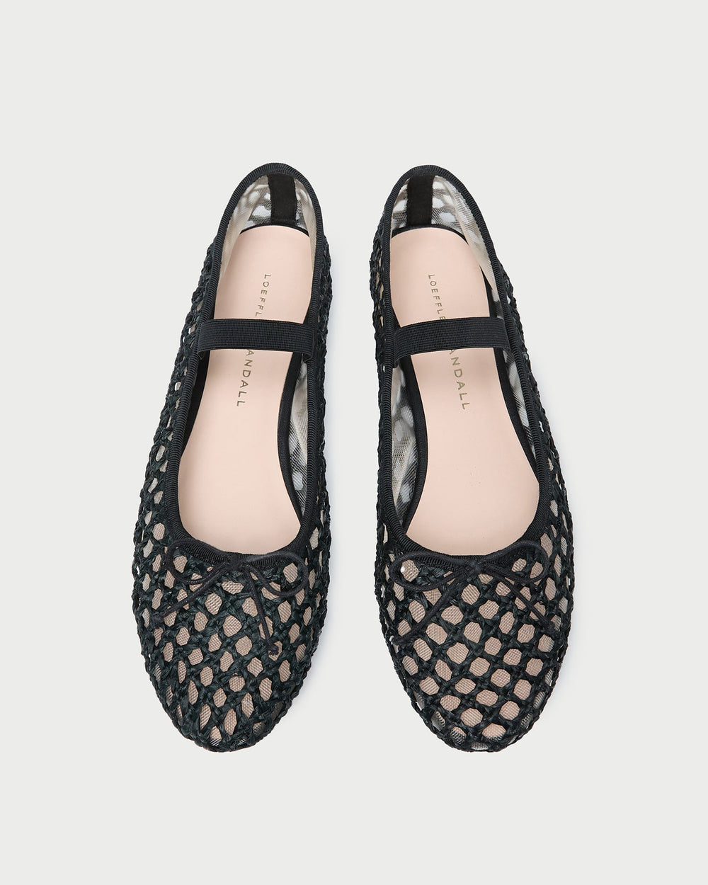 Loeffler Randall Women / Leonie Black Crochet Ballet Flat