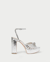 Loeffler Randall Women / Rivka Silver Knot Platform Sandal