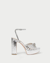 Loeffler Randall Women / Rivka Silver Knot Platform Sandal