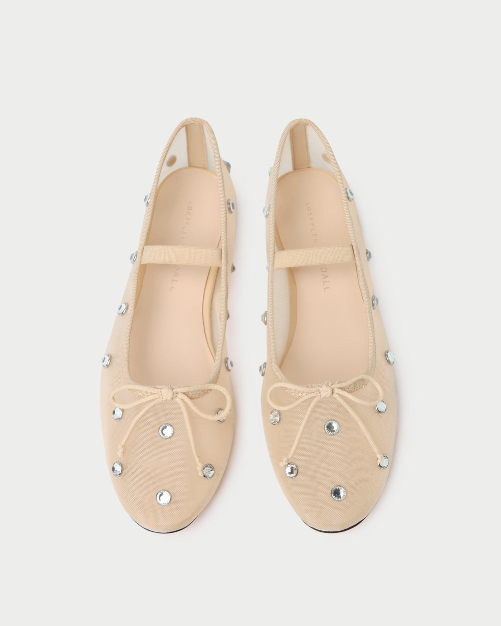 Loeffler Randall Women / Leonie Caramel/Crystal Ballet Flat