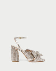 Loeffler Randall Women / Camellia Champagne Pleated Bow Heel