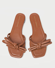 Loeffler Randall Women / Hadley Timber Leather Bow Sandal