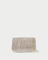 Loeffler Randall Women / Brit Champagne Flat Pleated Clutch