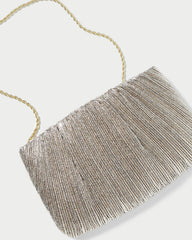 Loeffler Randall Women / Brit Champagne Flat Pleated Clutch