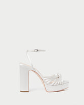 Loeffler Randall Women / Rivka Cream Knot Platform Sandal