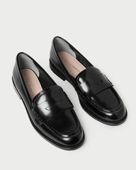 Loeffler Randall Women / Rachel Black Leather Loafer