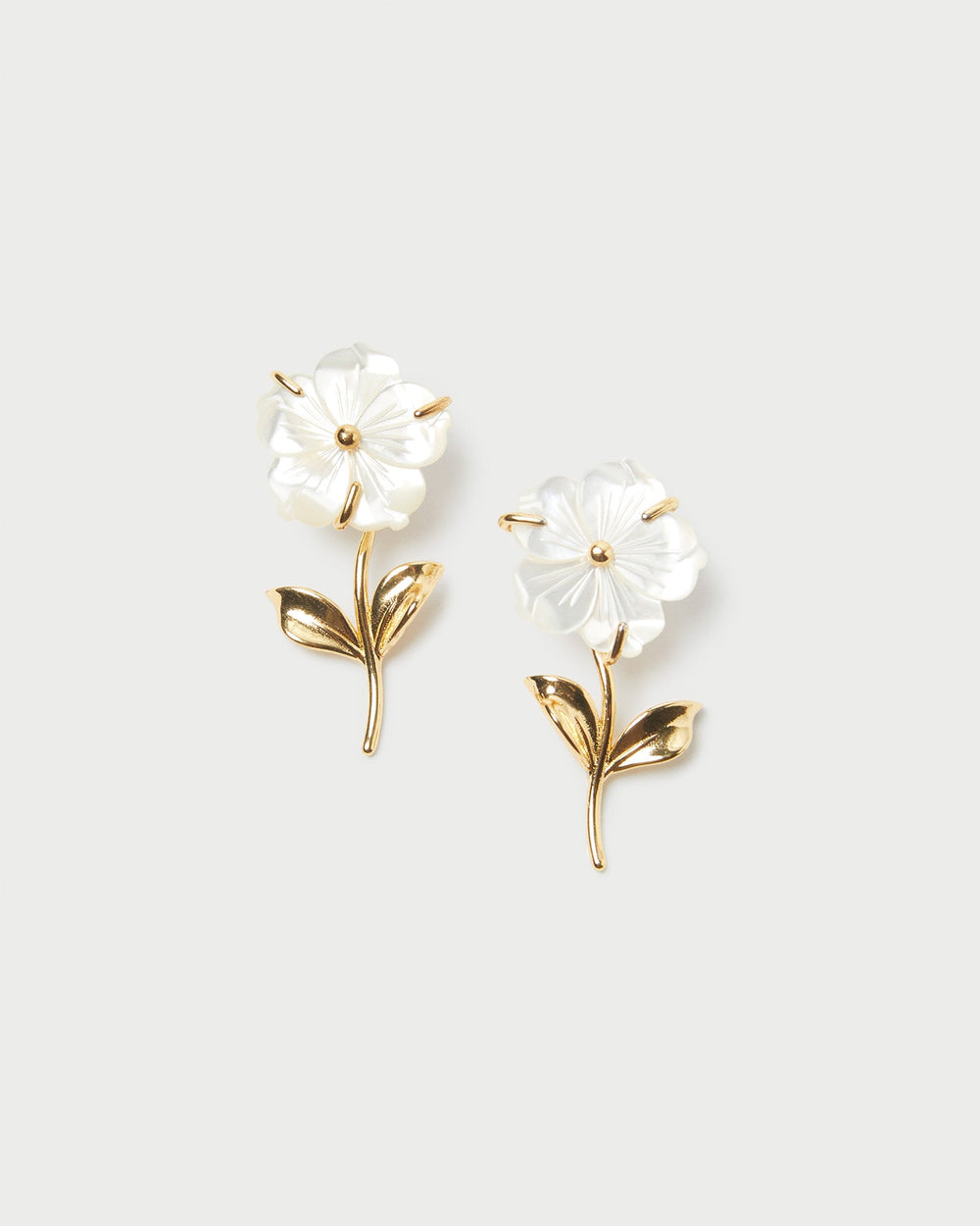 Loeffler Randall Women / Mai Gold/Pearl Flower Earrings