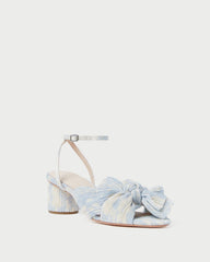 Loeffler Randall Women / Dahlia Blue Floral Bow Heel