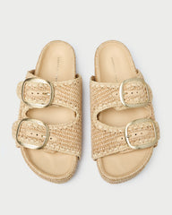 Loeffler Randall Women / Theo Natural Two-Band Sandal